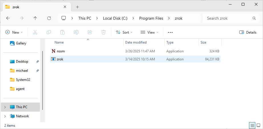 C:\Program Files\zrok2